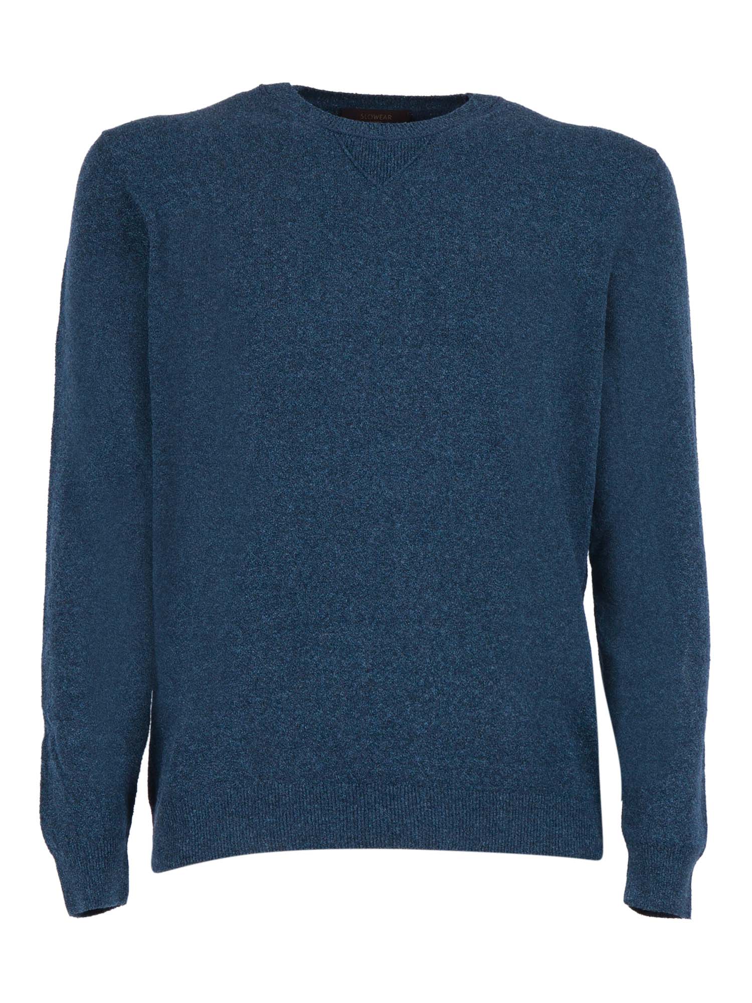 SWEATSHIRT Blue Cotton Polyamide