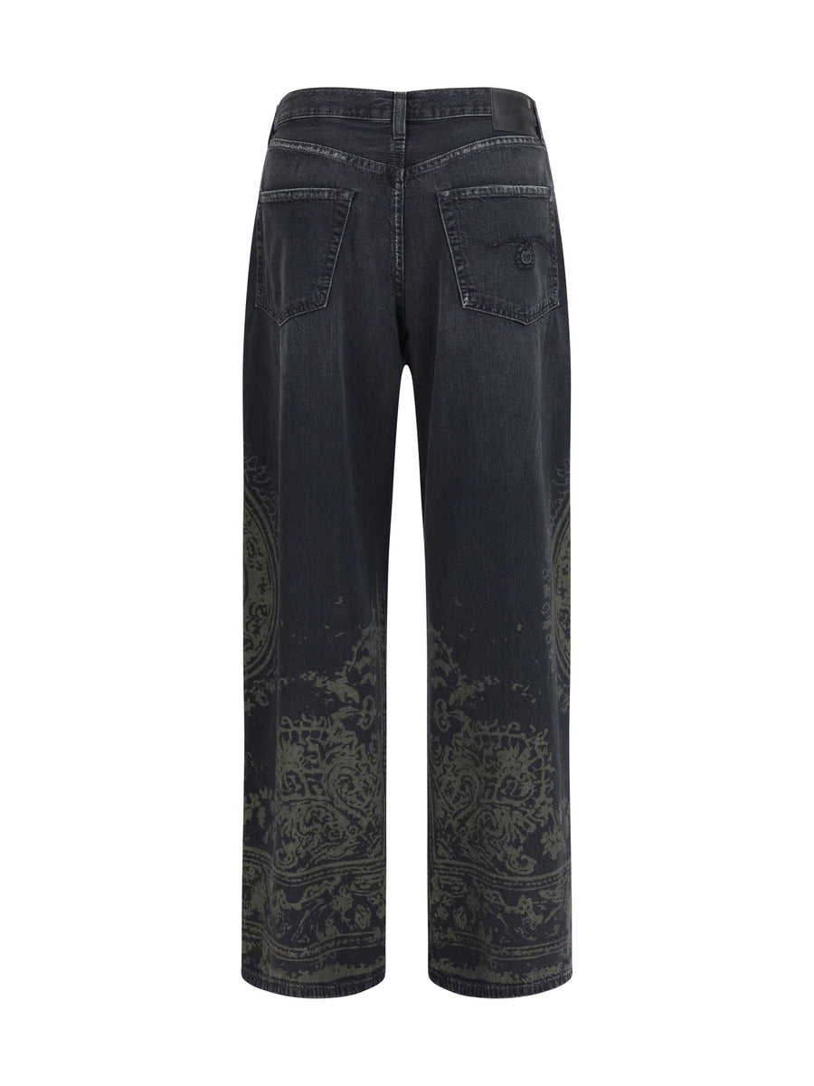 Jeans Damon Baroque Black Cotton