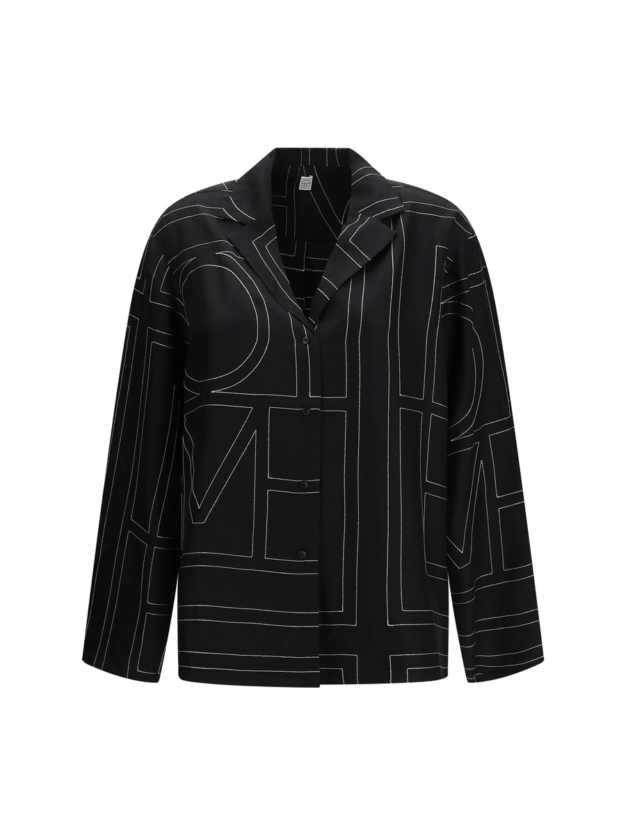 Black Silk Shirt