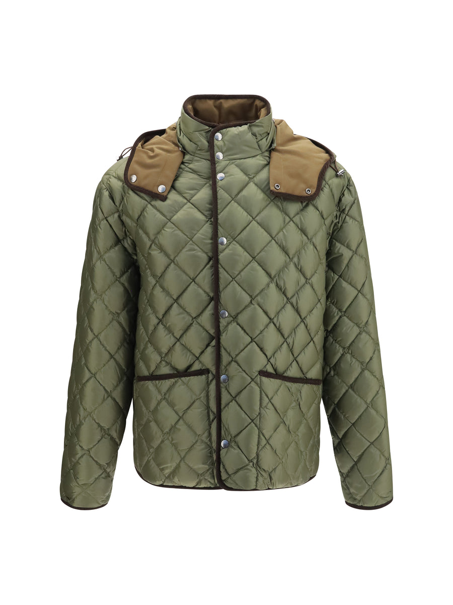 Reversible Venserre Down Jacket Dark Green