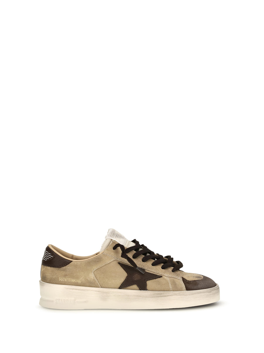 Stardan Suede Sneakers Beige/brown/white