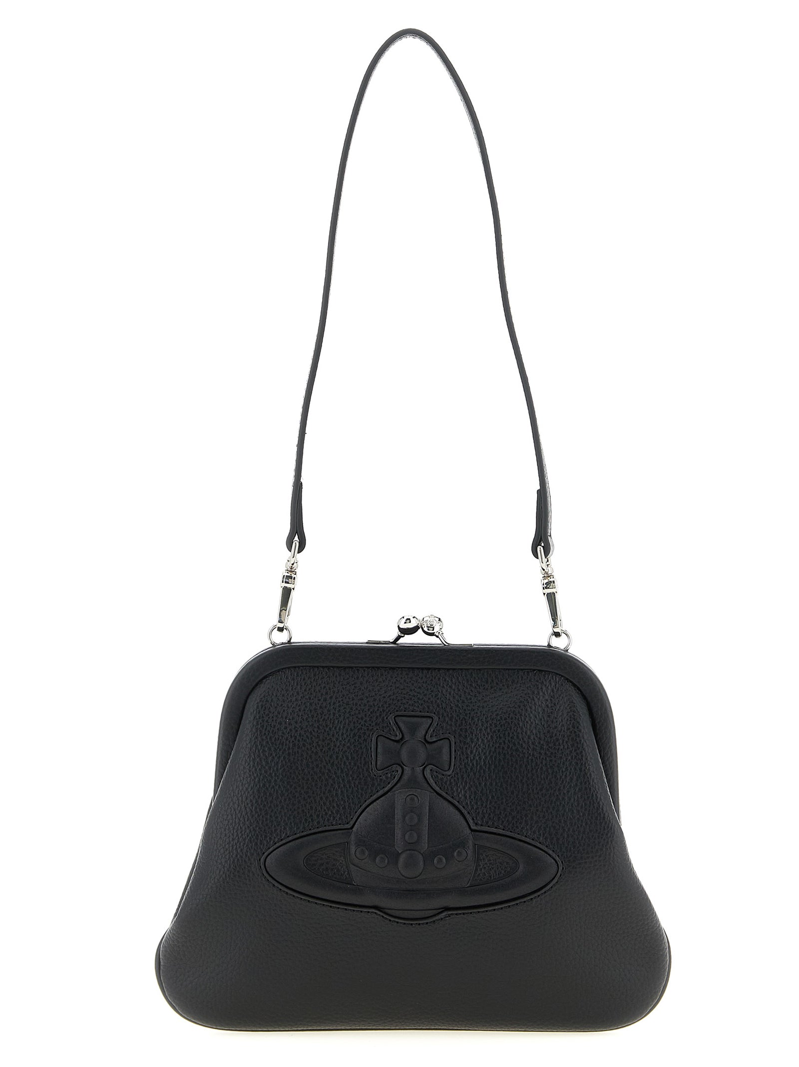 Vivienne Clutch Black Polyurethane