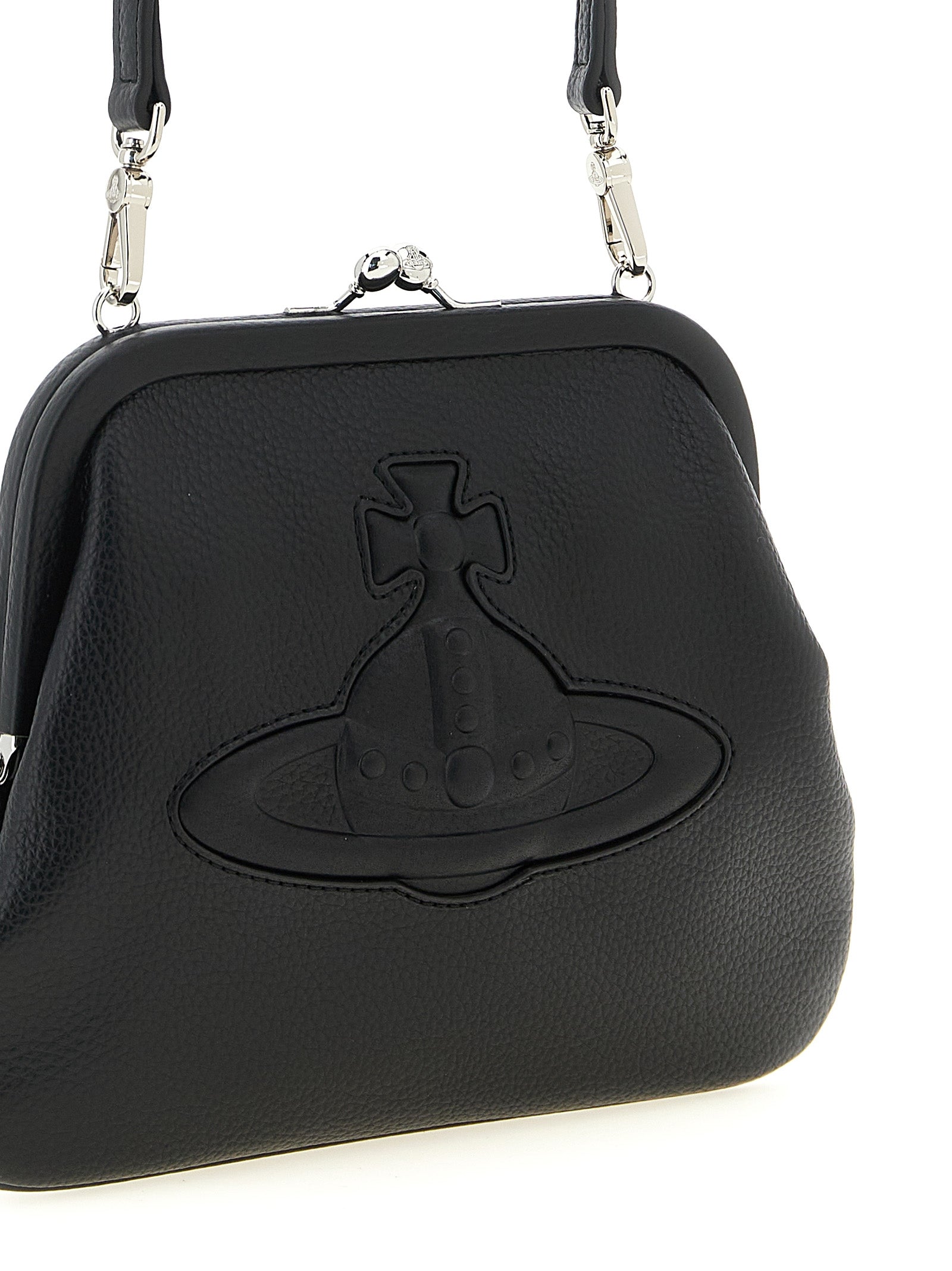 Vivienne Clutch Black Polyurethane