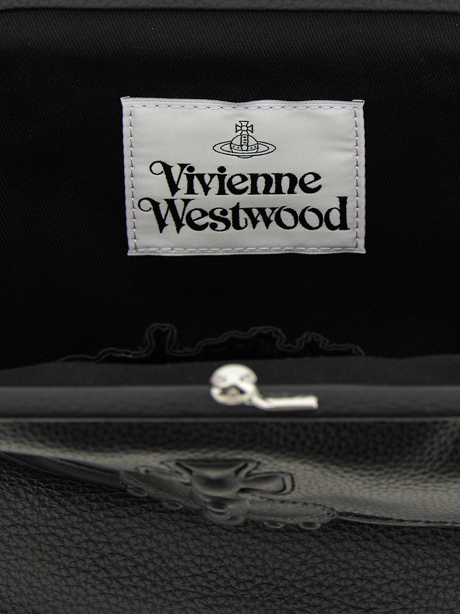 Vivienne Clutch Black Polyurethane
