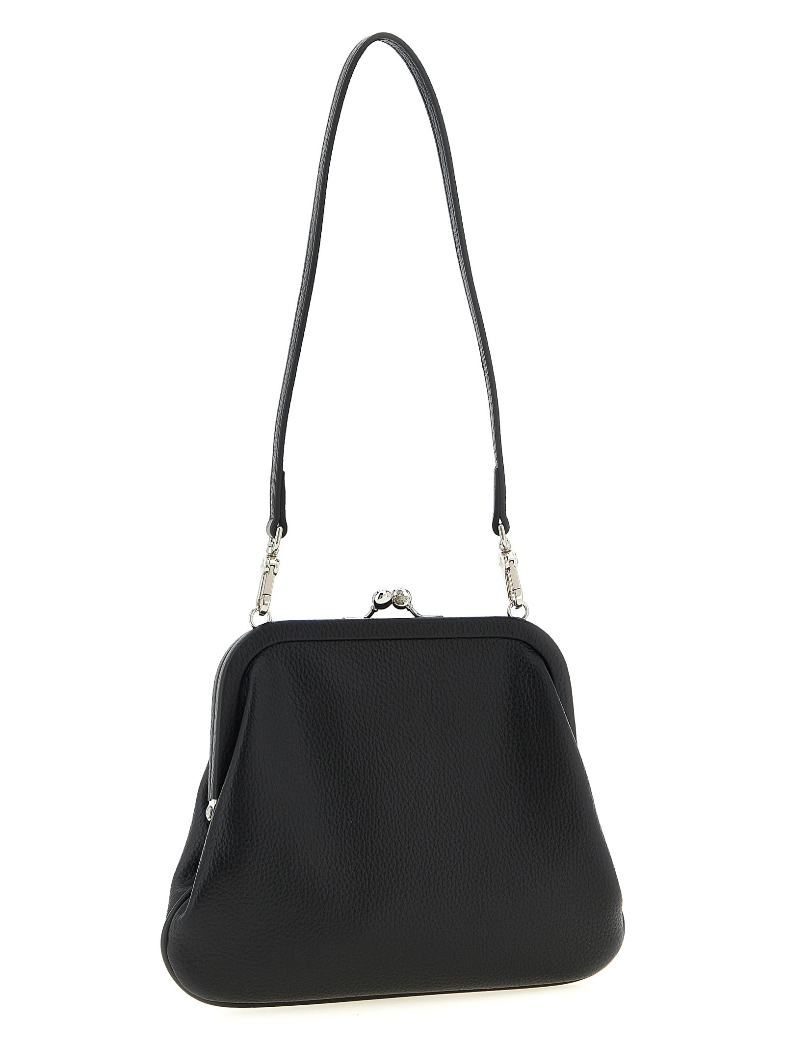 Vivienne clutch Black Polyurethane