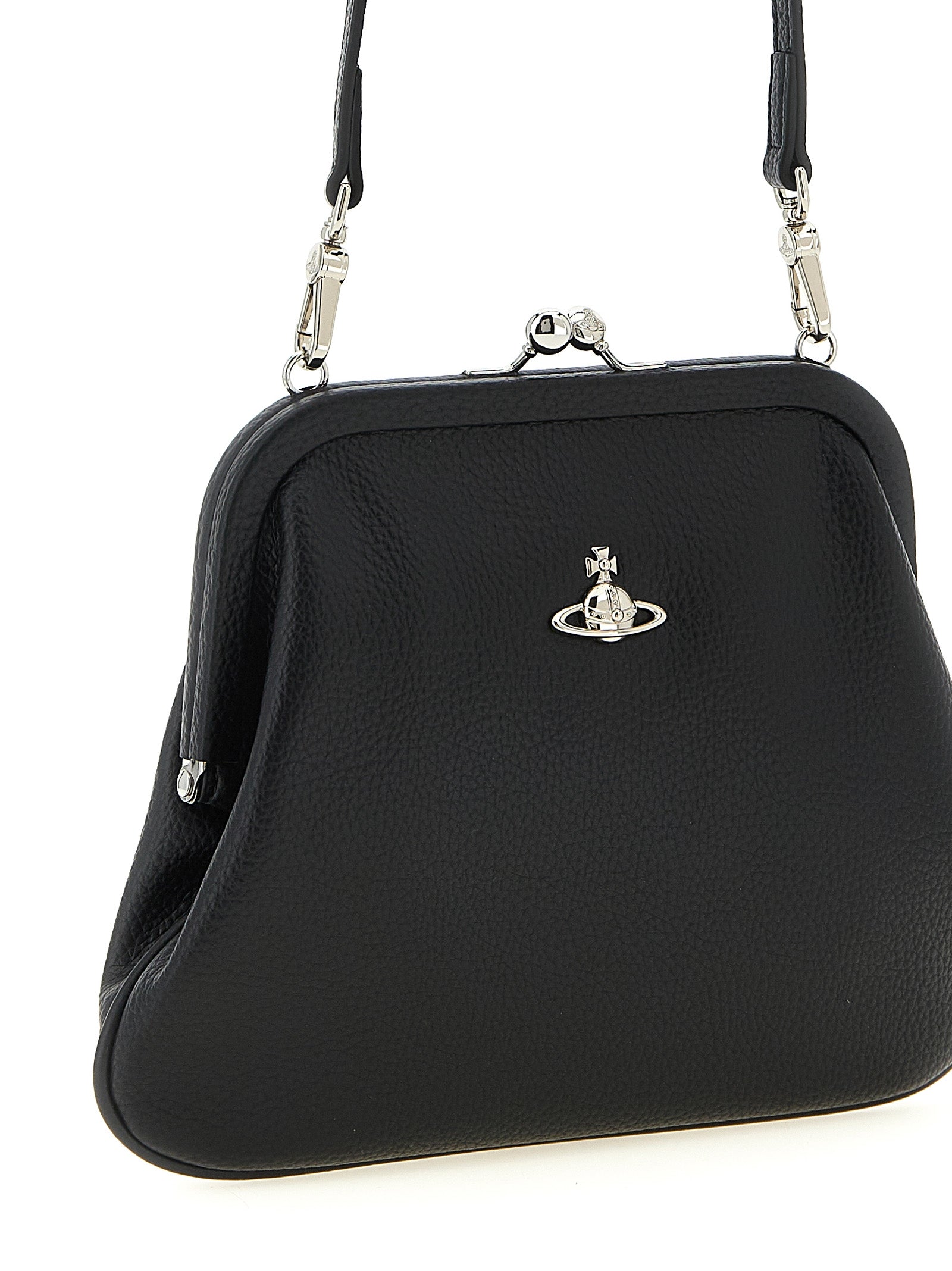 Vivienne clutch Black Polyurethane