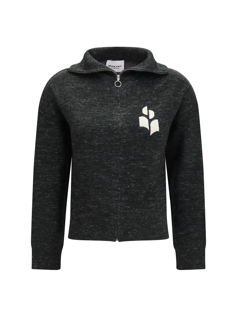 High-Neck Sweatshirt Coxy Black Jacket