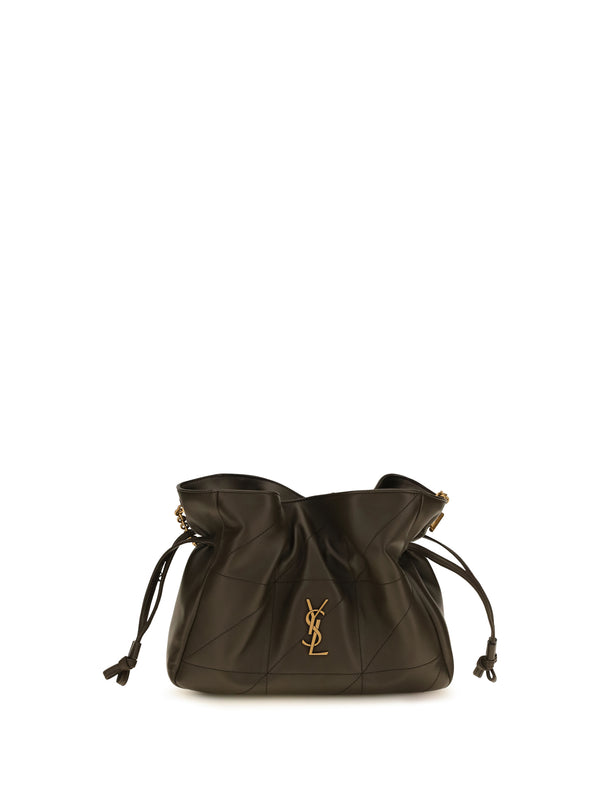 Jamie Pouch With Strap Light Musk Lamb Ovis Aries Clutches