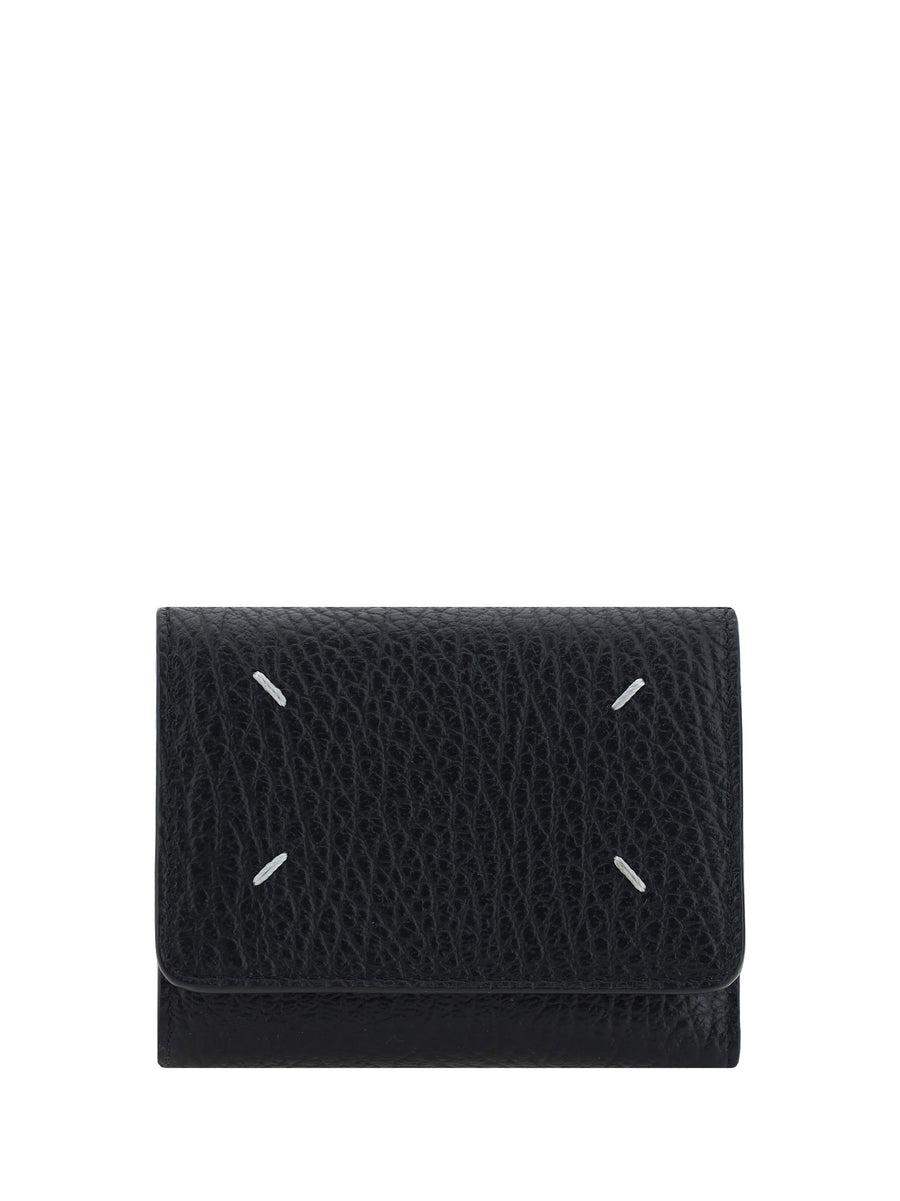 Maison Margiela 100% Calf Leather (Bos Taurus) wallet in black