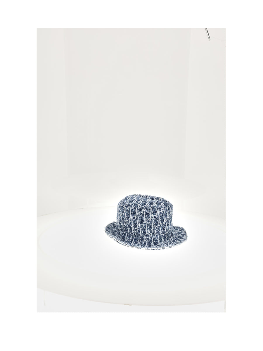 Fisherman Hat Oblique Blue
