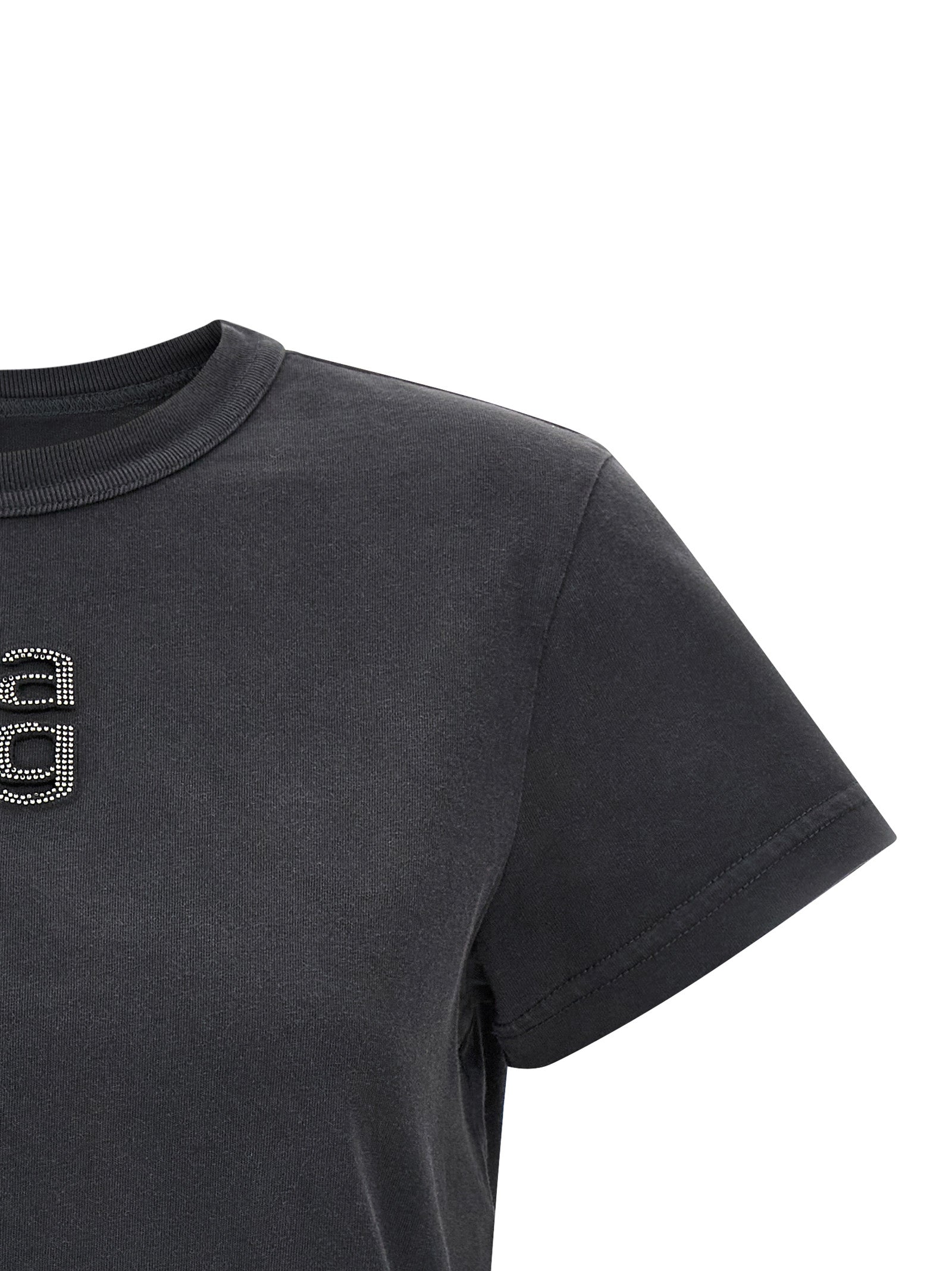Hotfix Logo T-shirt Black Cotton