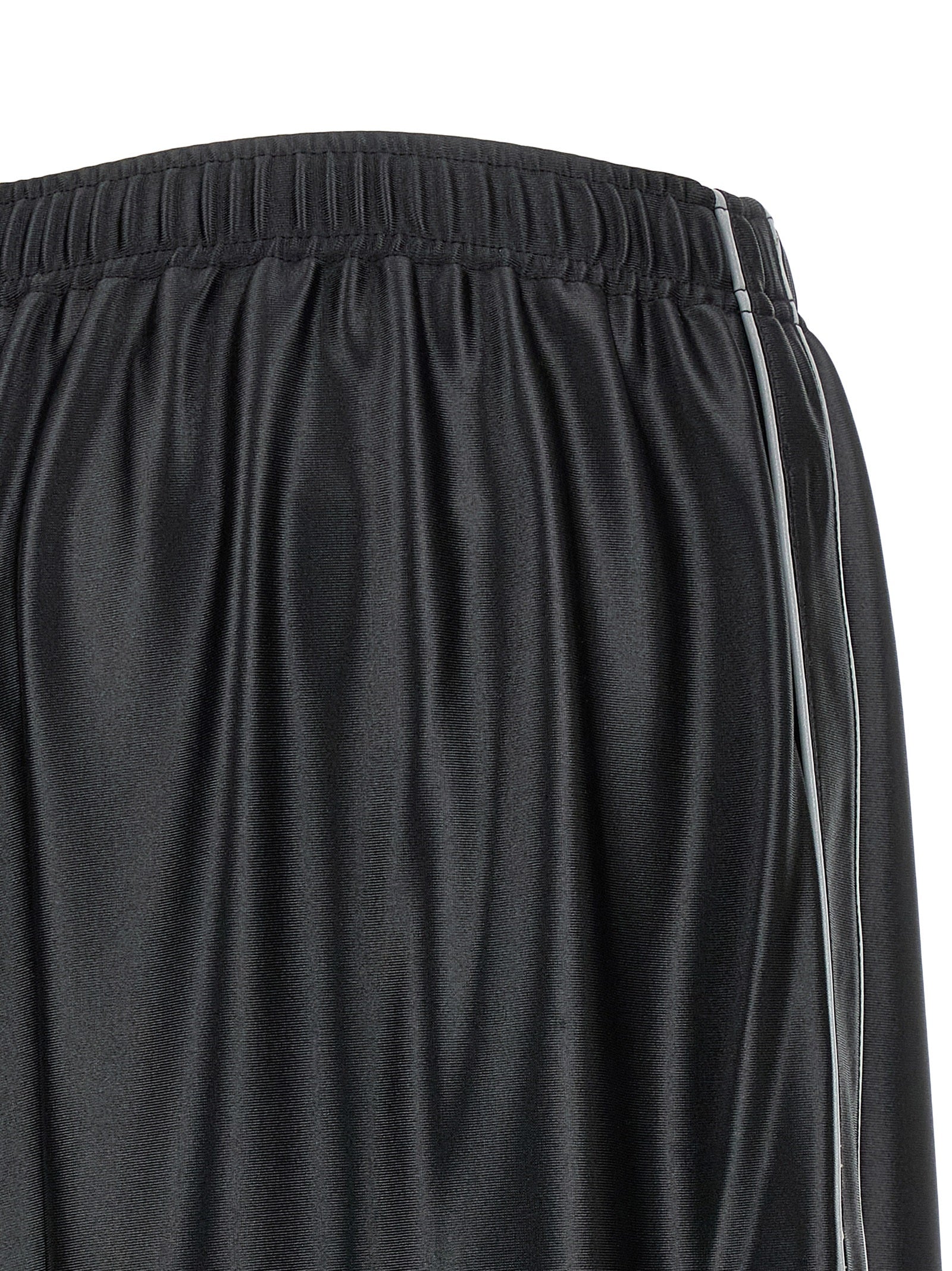 Side band joggers Black Polyester Pant