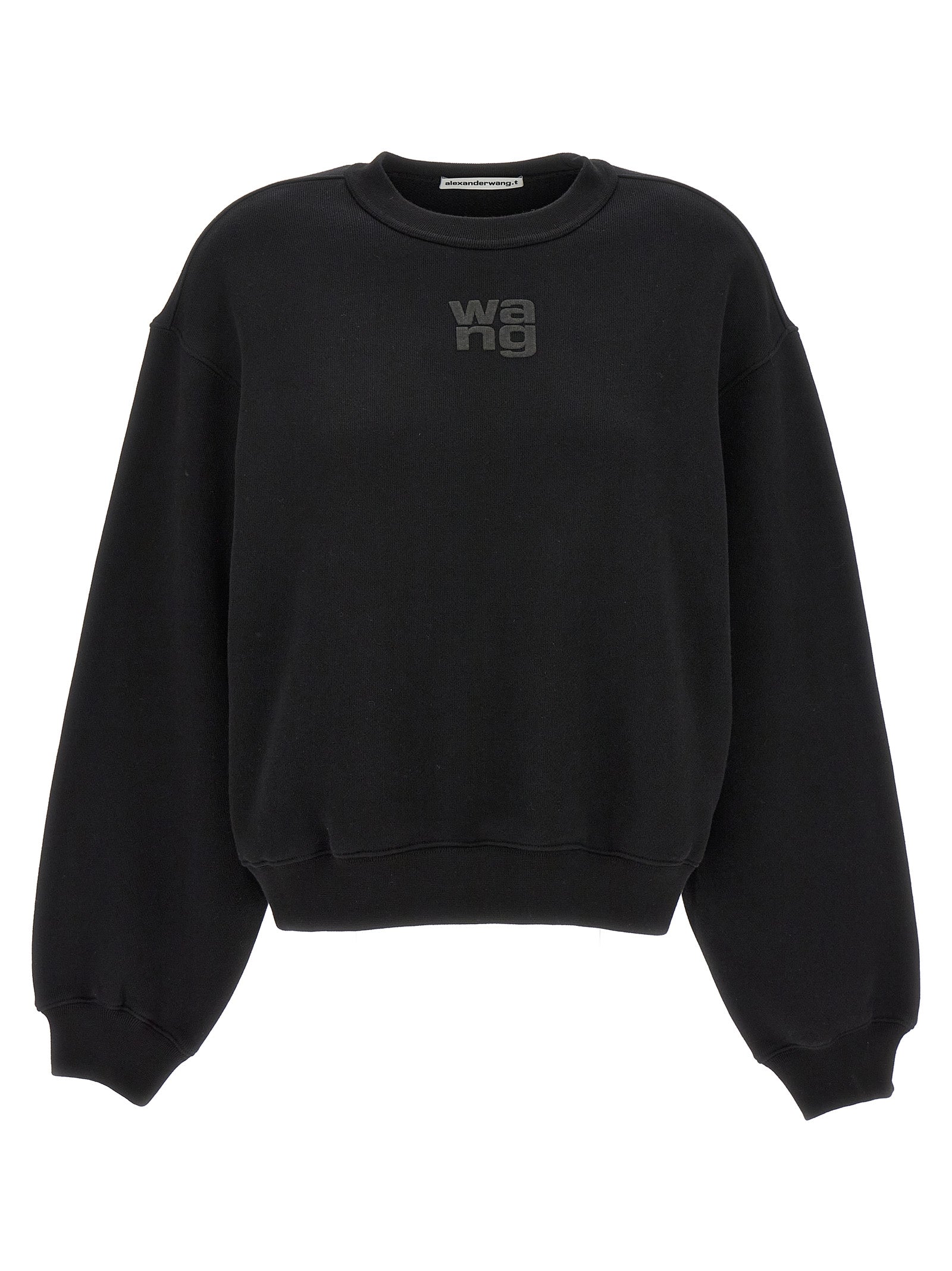Essential Terry sweatshirt Black Cotton