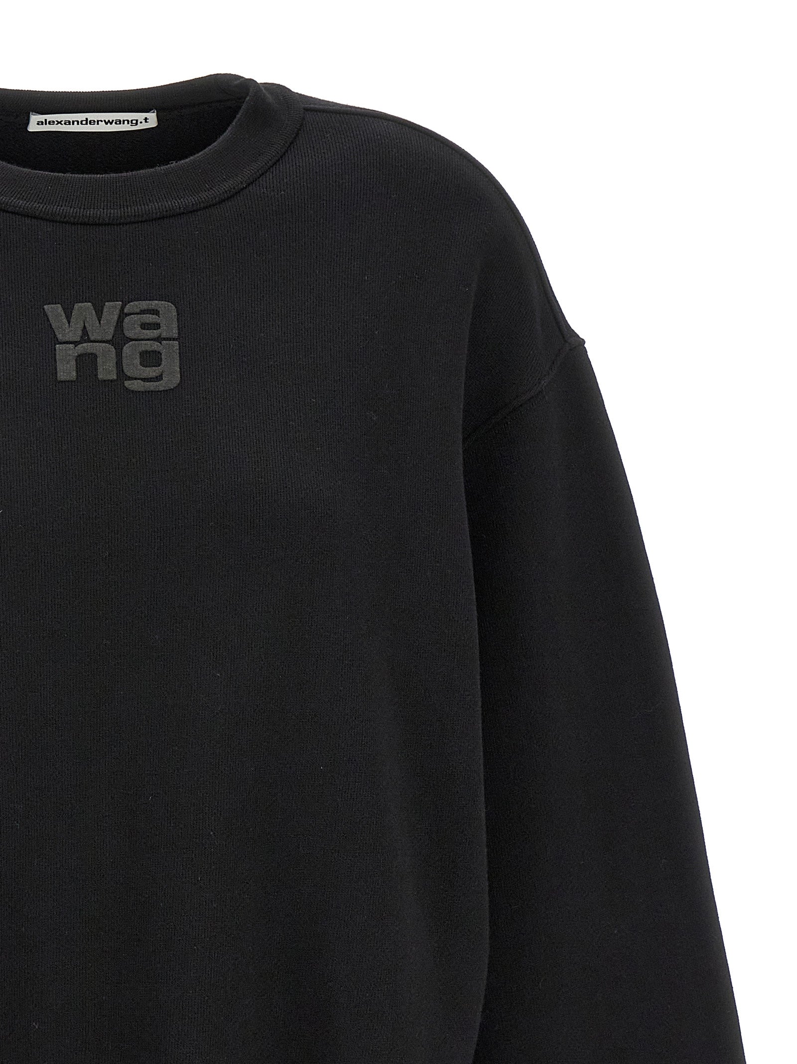 Essential Terry sweatshirt Black Cotton