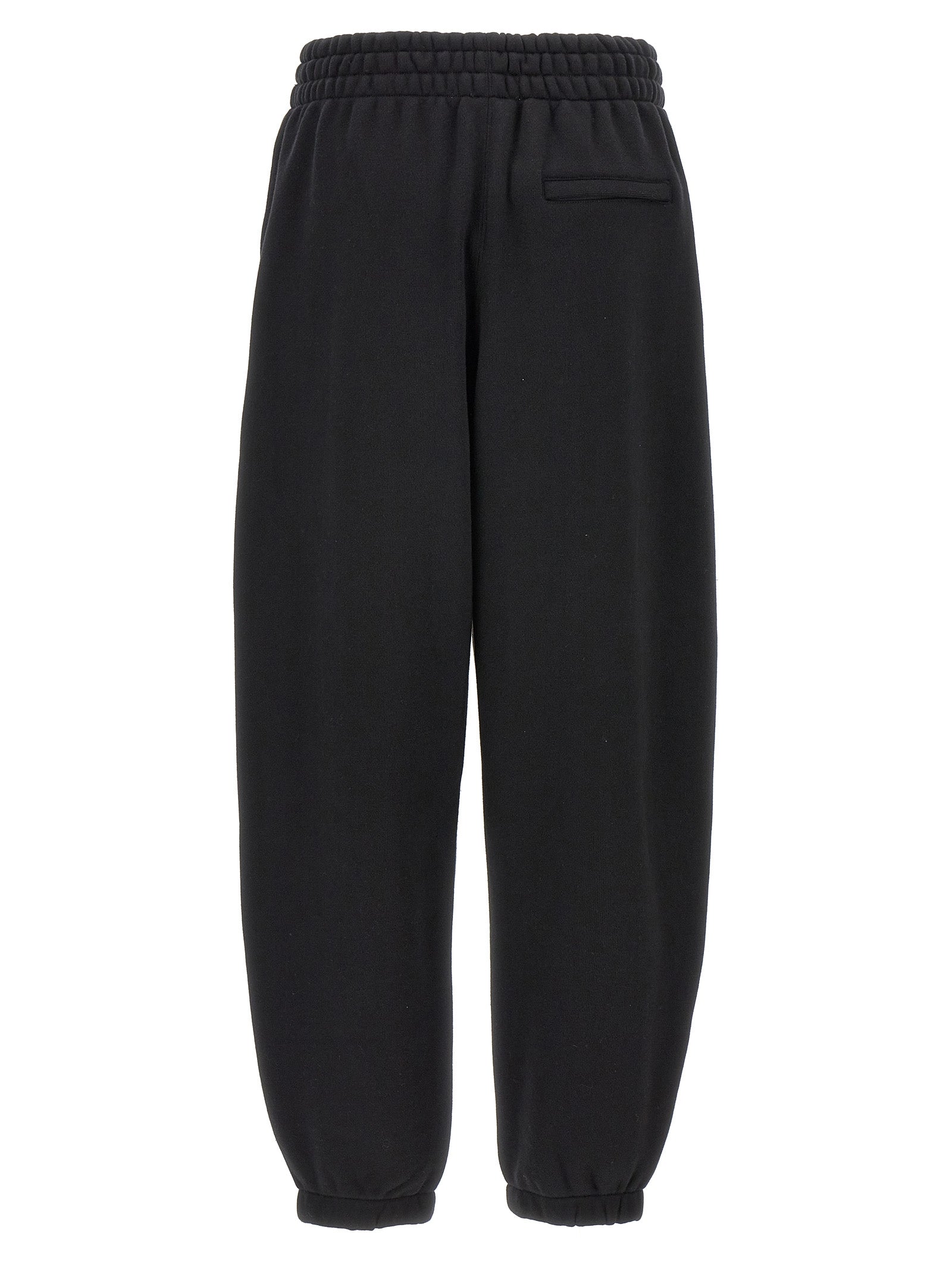 Essential Terry joggers Black Cotton Pant