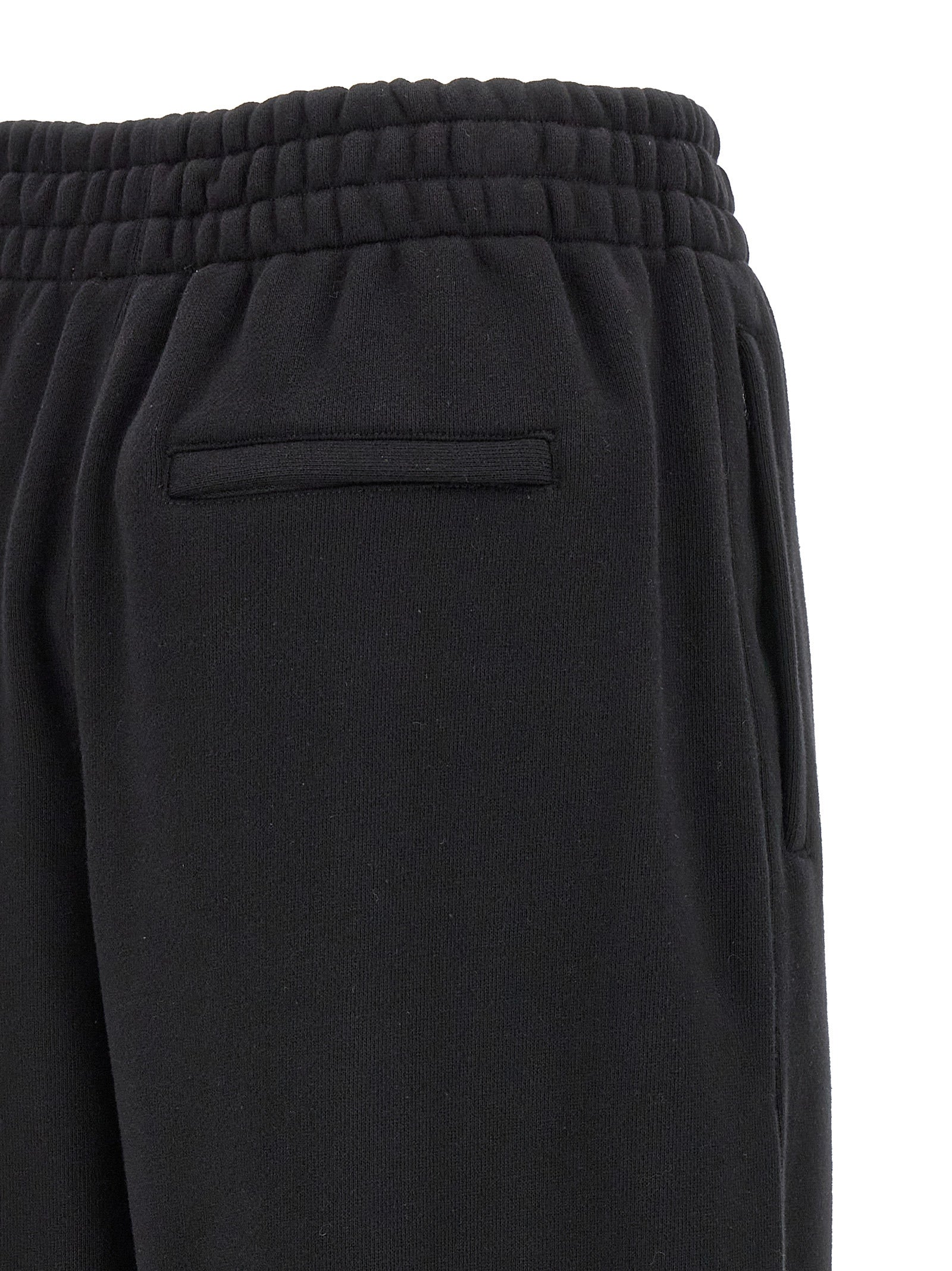 Essential Terry joggers Black Cotton Pant