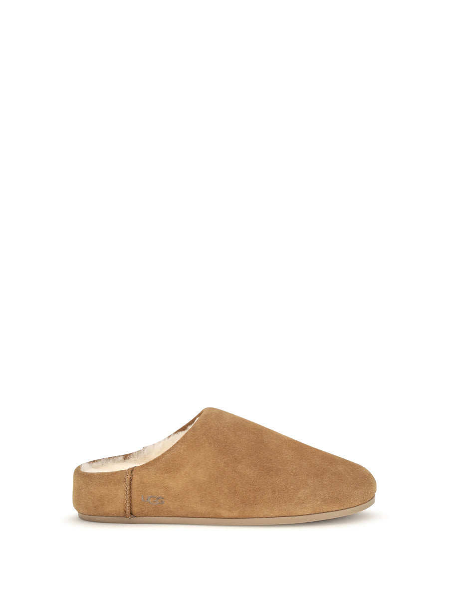 Elea Slip-On Mules Chestnut Upper: Mutton; Sole: Rubber Sandal