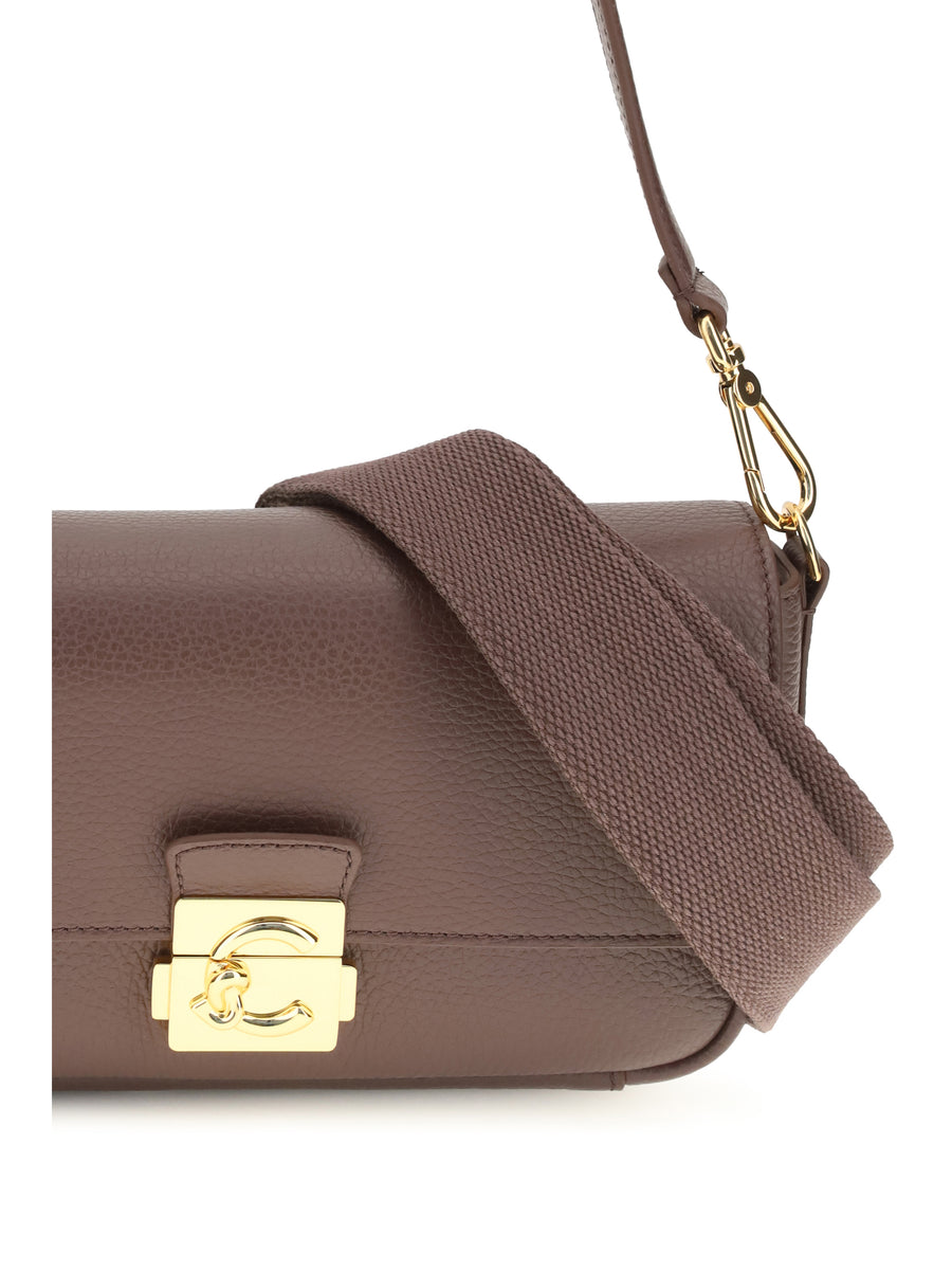 Shoulder Bag C-Me Lock Berry Calf Leather (bos Taurus)