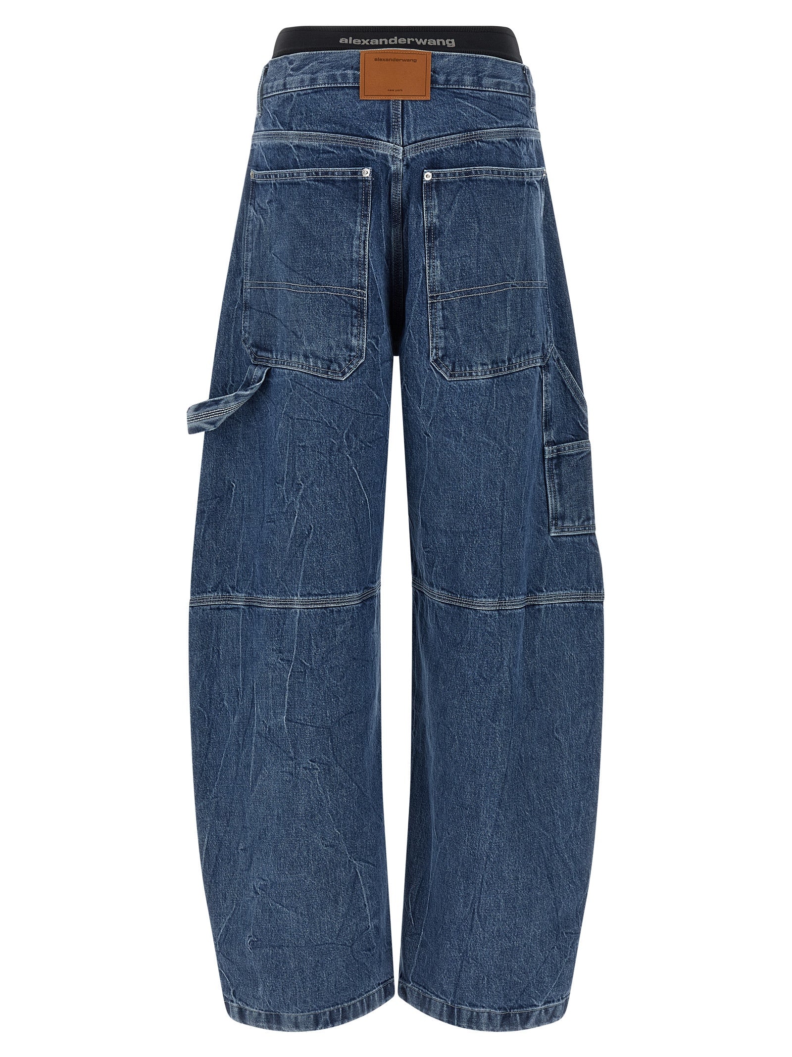 Boxer insert jeans Blue Cotton
