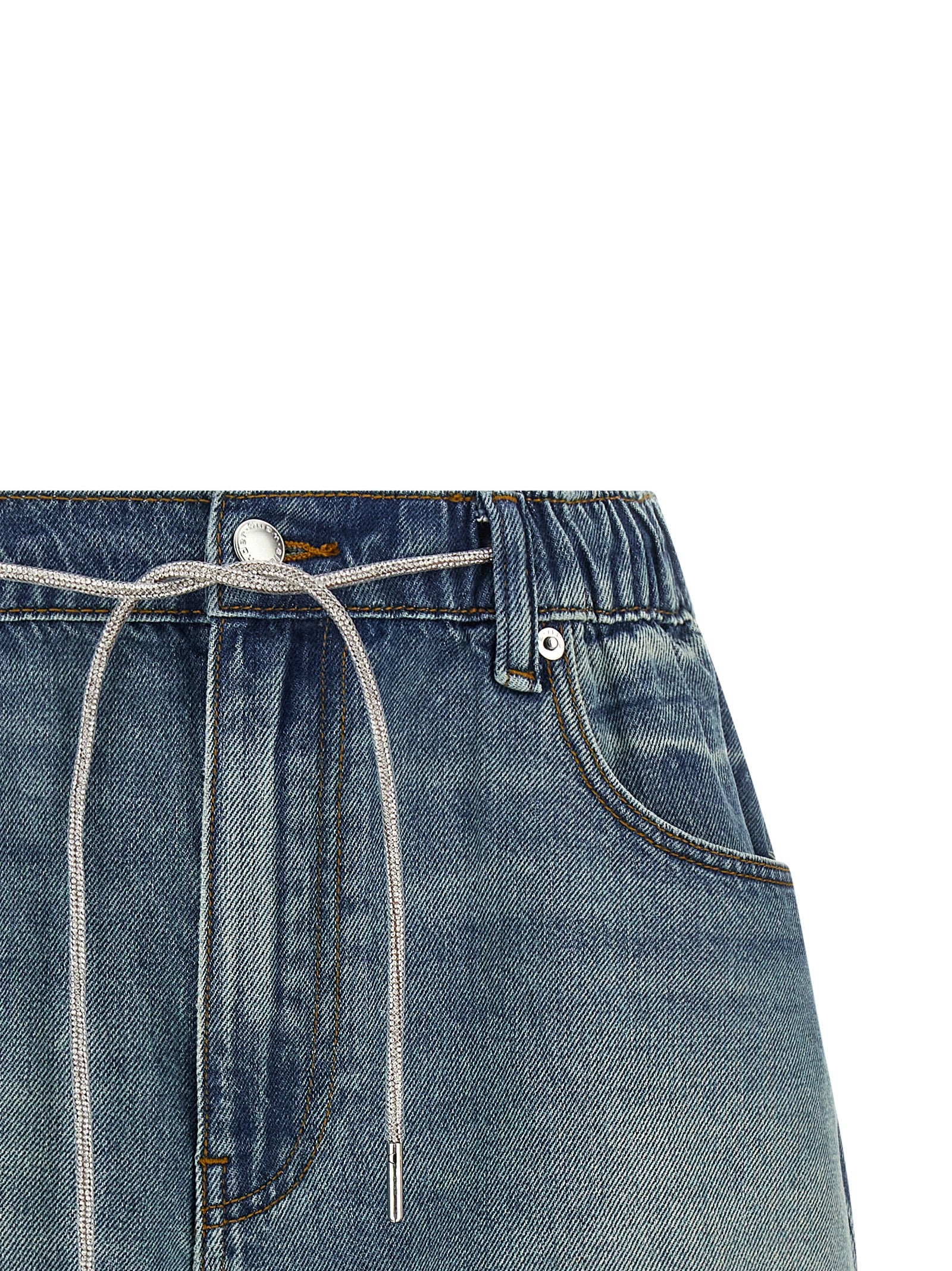 Marathon Shorts Blue Cotton Bermuda