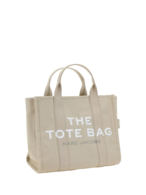 Medium Tote Handbag Beige Cotton Handbags