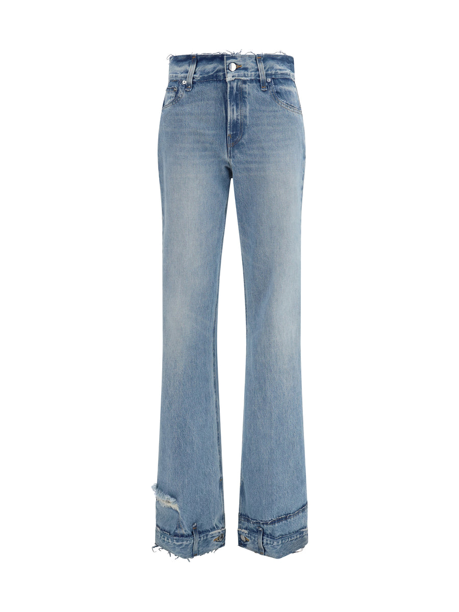 Jeans Flora Cotton Blue