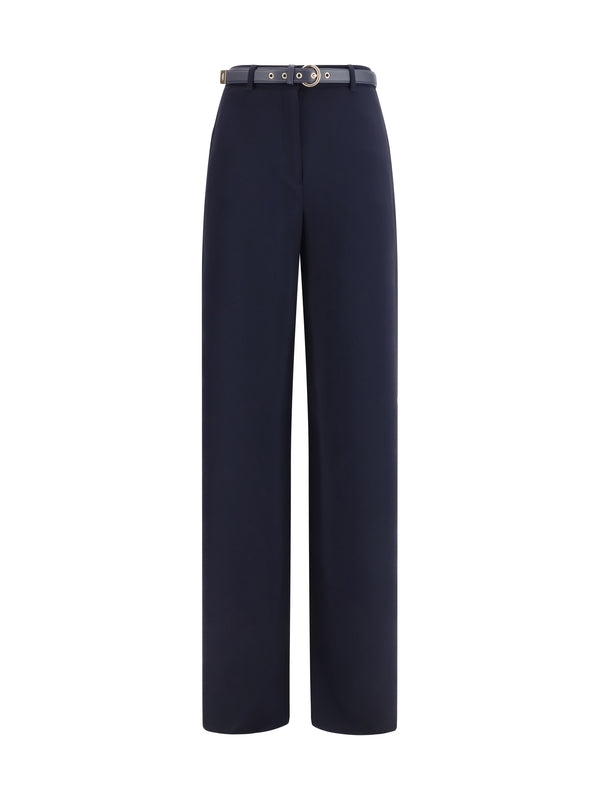 Pants Blue Triacetate Tops