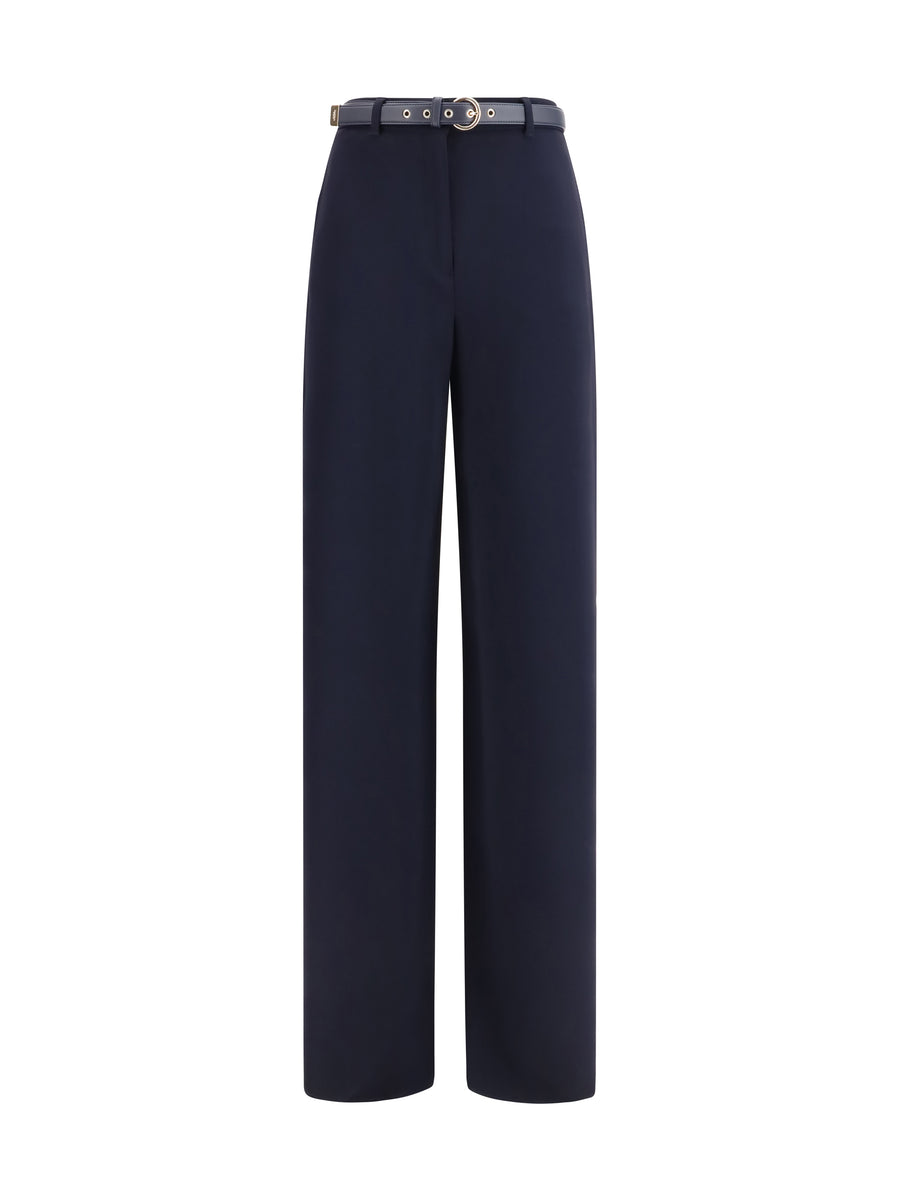 Pants Blue Triacetate Tops
