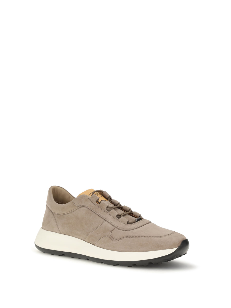 Sneakers Red Dot Calf Leather Light Clay/clay Upper Trainers