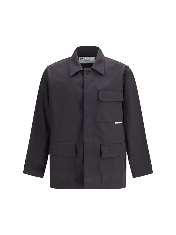 Gr10k 60% cotton jacket in charcoal