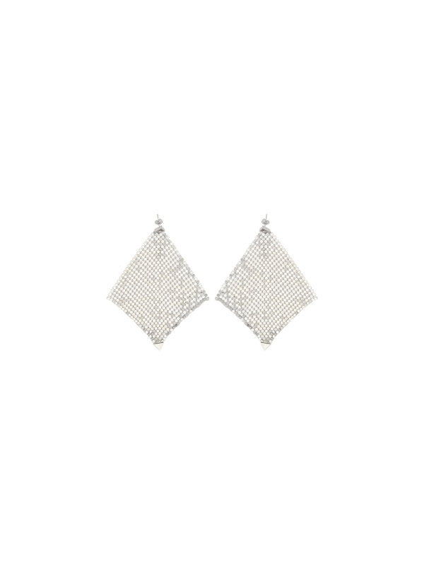 Rabanne 100% Brass earrings in silver
