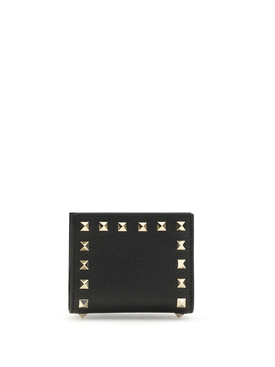 Valentino Garavani 100% Lamb Ovis Aries wallet in black