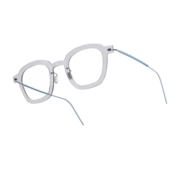 Lindberg N.O.W. 6587 C07-P20 Transparent Grey-Light Blu Grigio Acetate/titanium Occhiali Da Vista