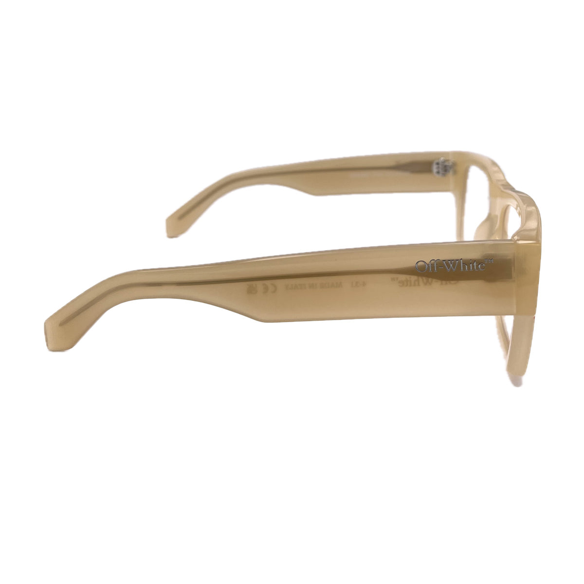 Off White OERJ040 STYLE 40 1700 sand Beige Acetate Occhiali Vista
