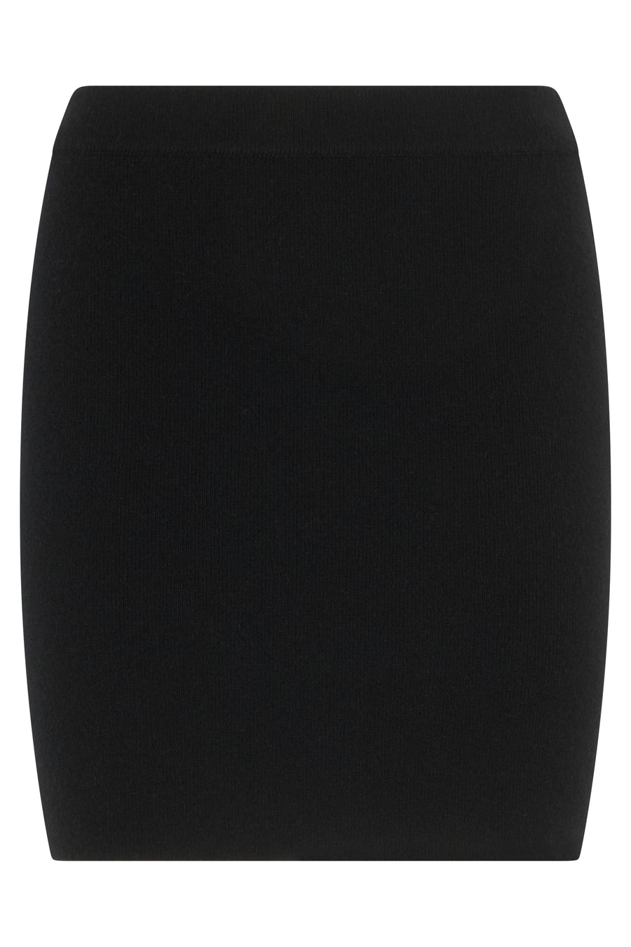 Mini Skirt Wool Black