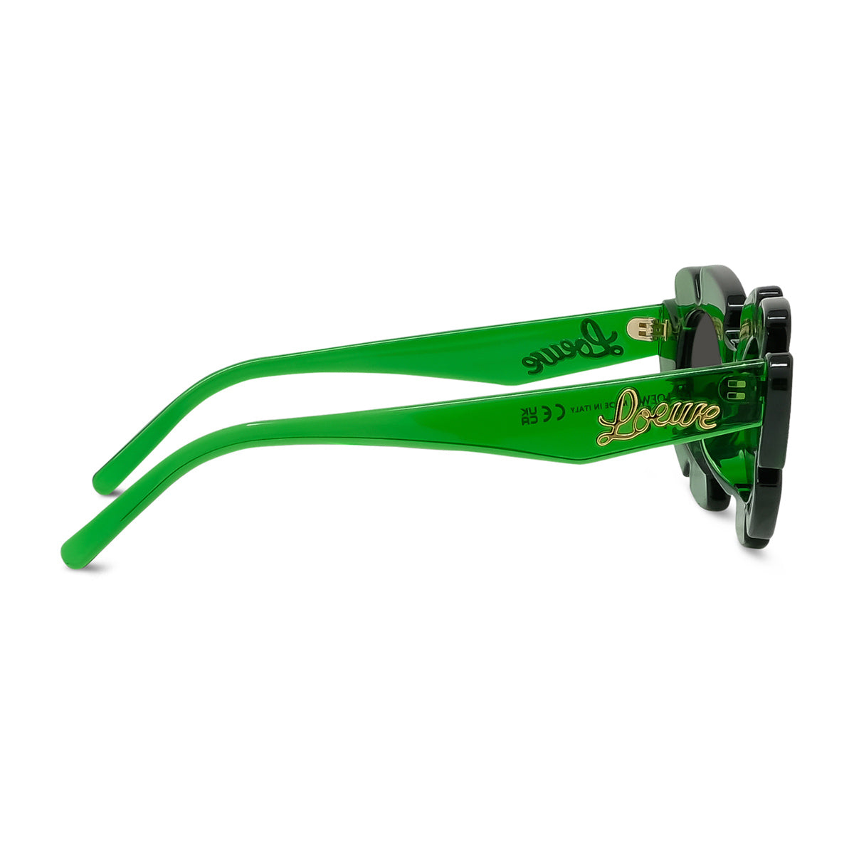 Loewe LW40088U Curvy 98a Verde Injected Occhiali Da Sole