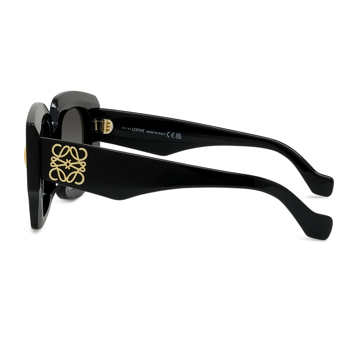 Loewe LW40129U Anagram 01B Black Nero Acetate Occhiali Da Sole