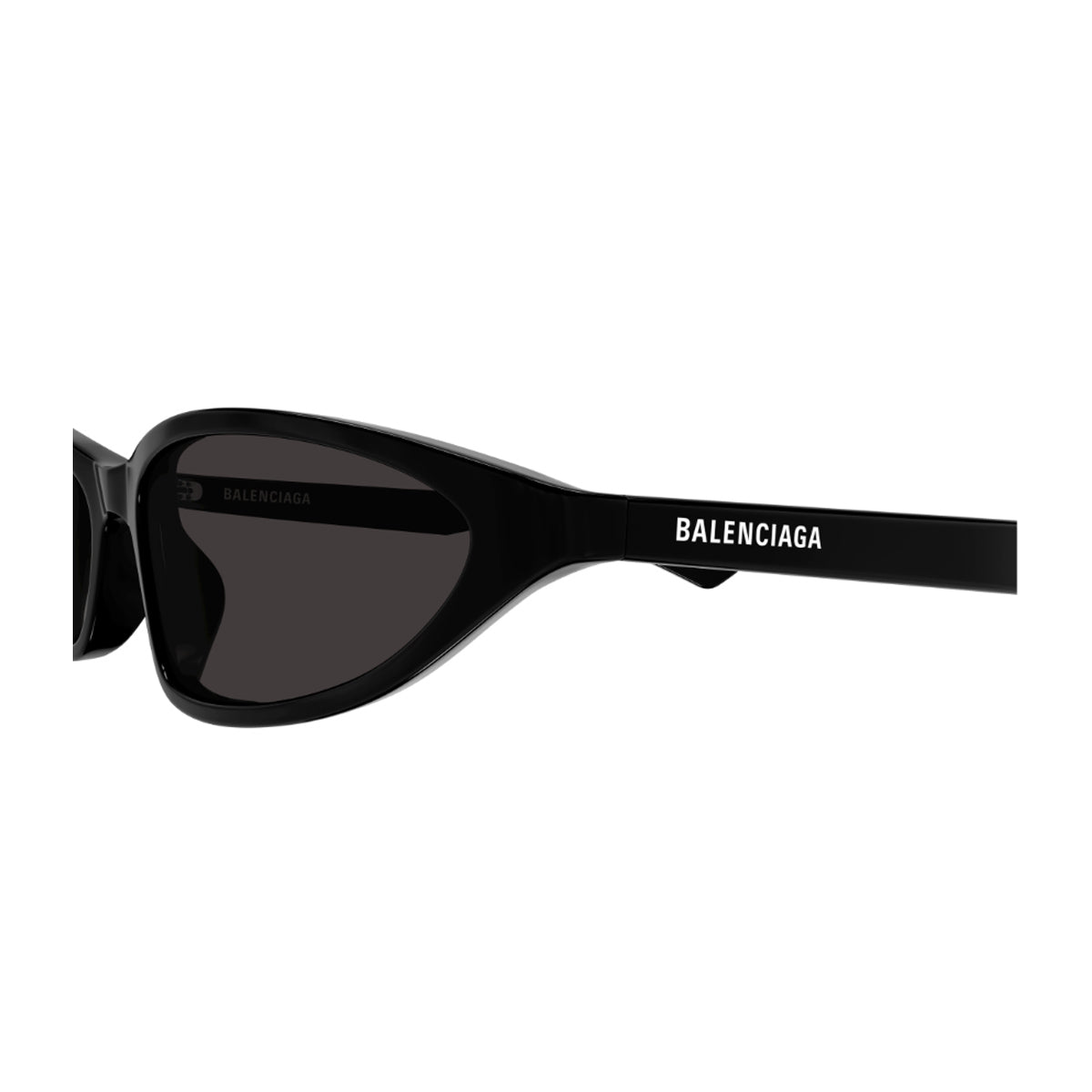 Balenciaga BB0402S Neo Oval 2.0 Linea Everyday 001 Black Grey Nero Recycled Acetate Occhiali Da Sole