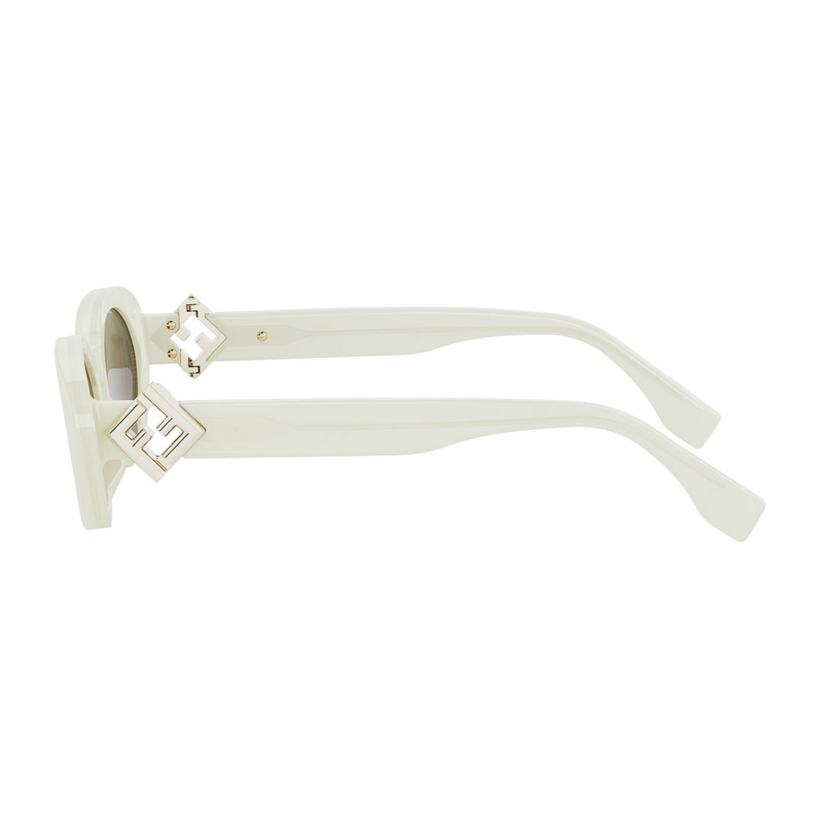 Fendi FE40140U FF Diamonds 41e Bianco Acetate Occhiali Da Sole