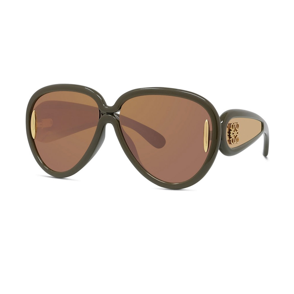 LW40132I PAULAS IBIZA 96c Verde Acetate Occhiali Da Sole