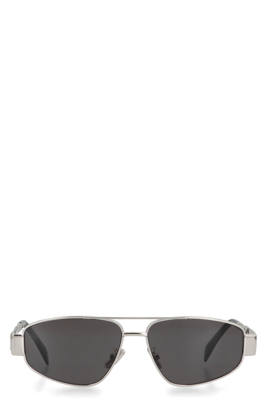 Celine Triomphe Sunglasses Silver Metal