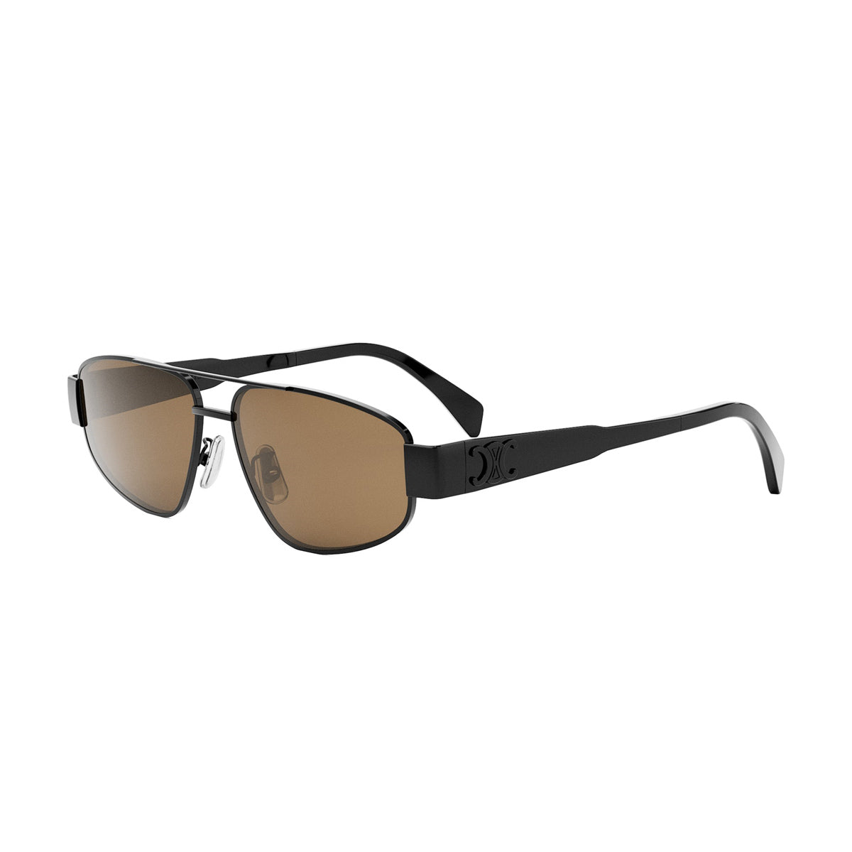 CL40281U 01E Nero Oro Metal Occhiali Da Sole