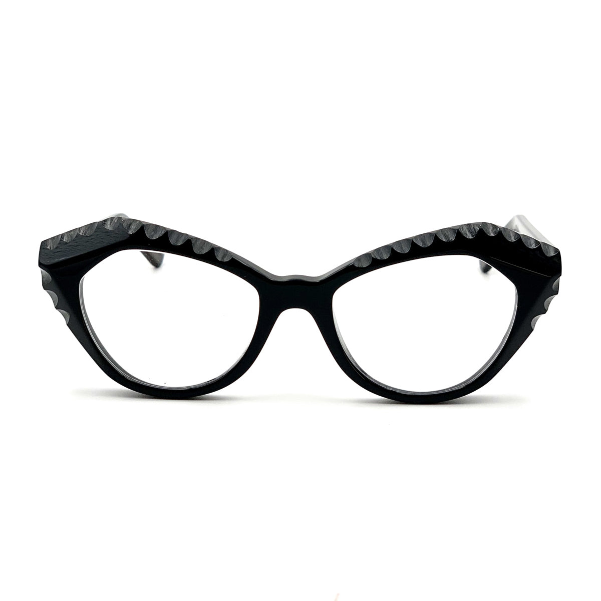 TBlack 06 Ruotino Nero Celluloid Occhiali Vista