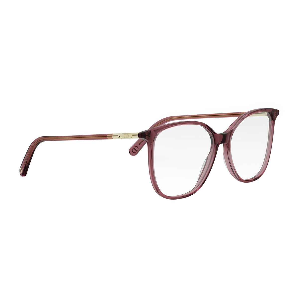 MINI CD O B6I 3500 Transparent Bordeaux Rosso Acetate Occhiali Da Vista