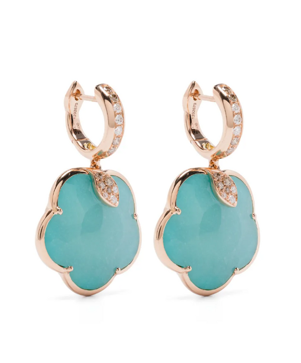 Pasquale Bruni 18kt rose gold earrings in turquoise