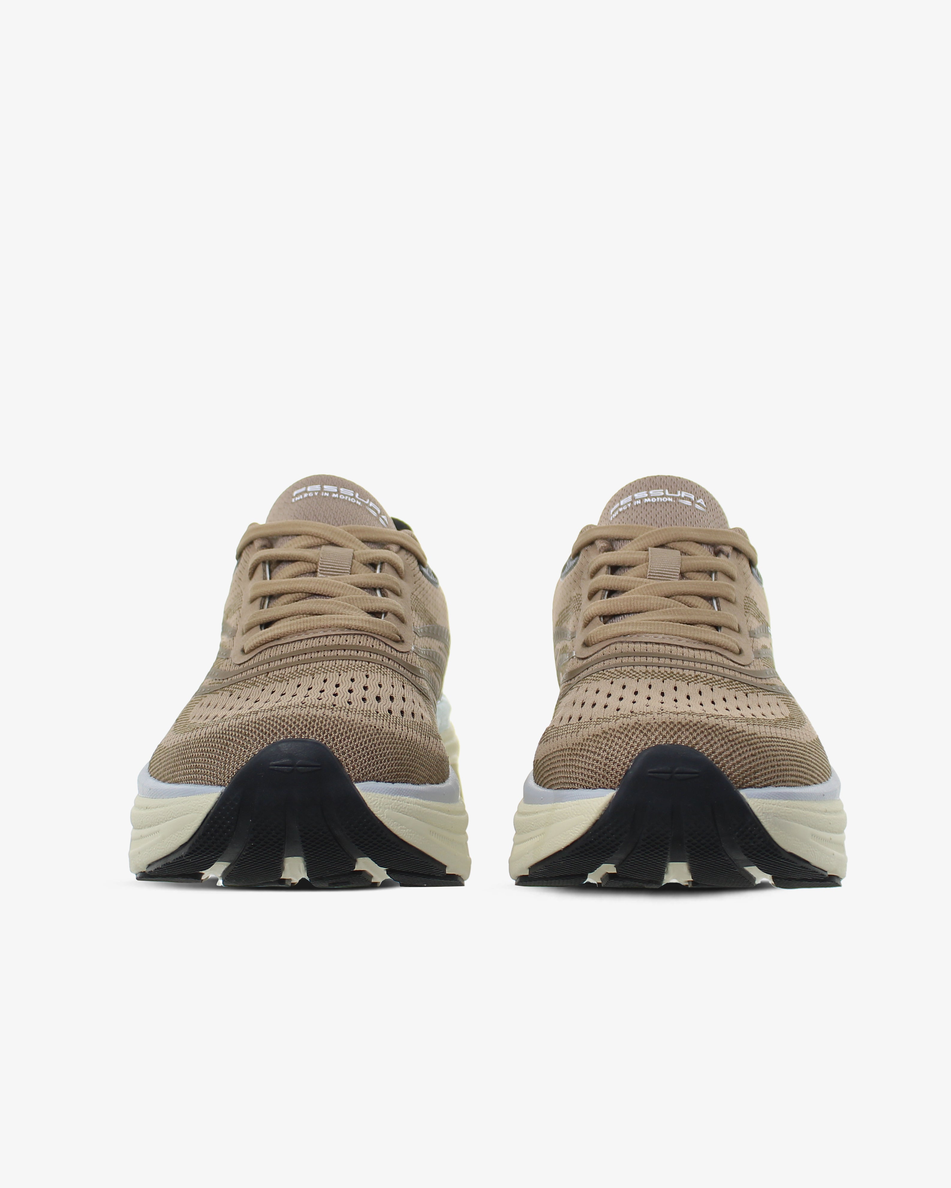 Speed 01 08 Taupe Running Sneakers