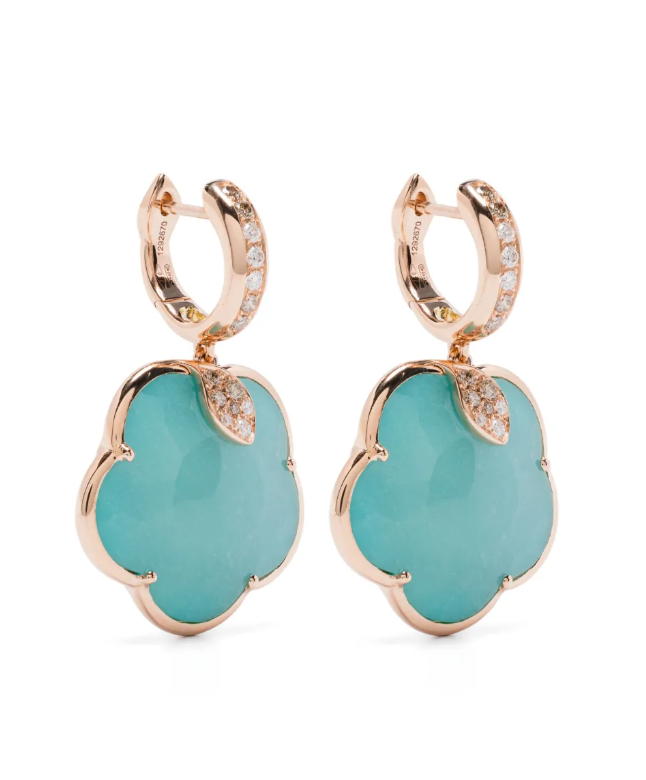 Pasquale Bruni 18kt rose gold earrings in turquoise