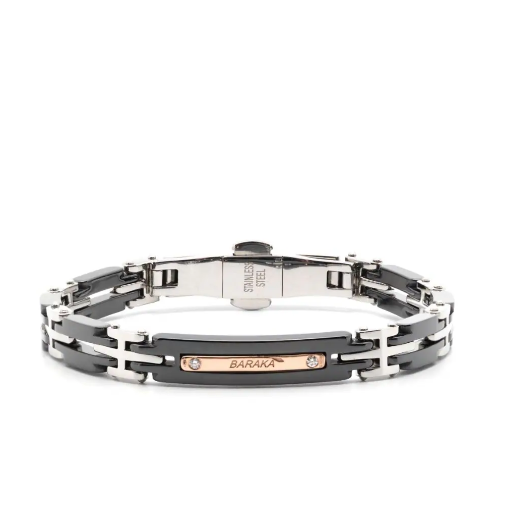 Barakà Rose Gold bracelet in silver