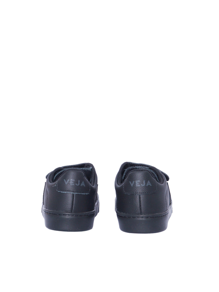 Small Esplar Leather Full-Black Sneakers Kid