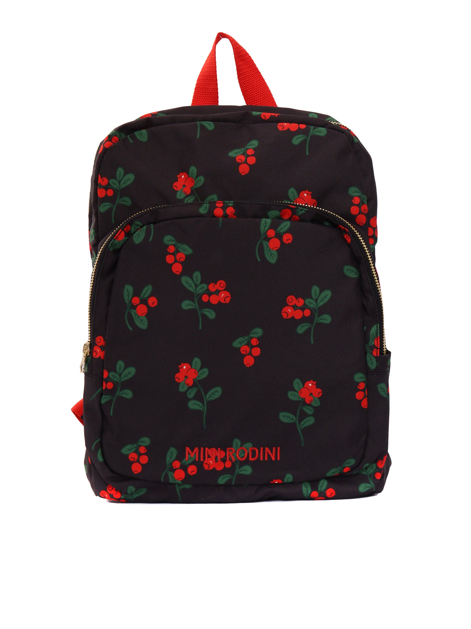 Lingonberries backpack Black Recycled Polyester